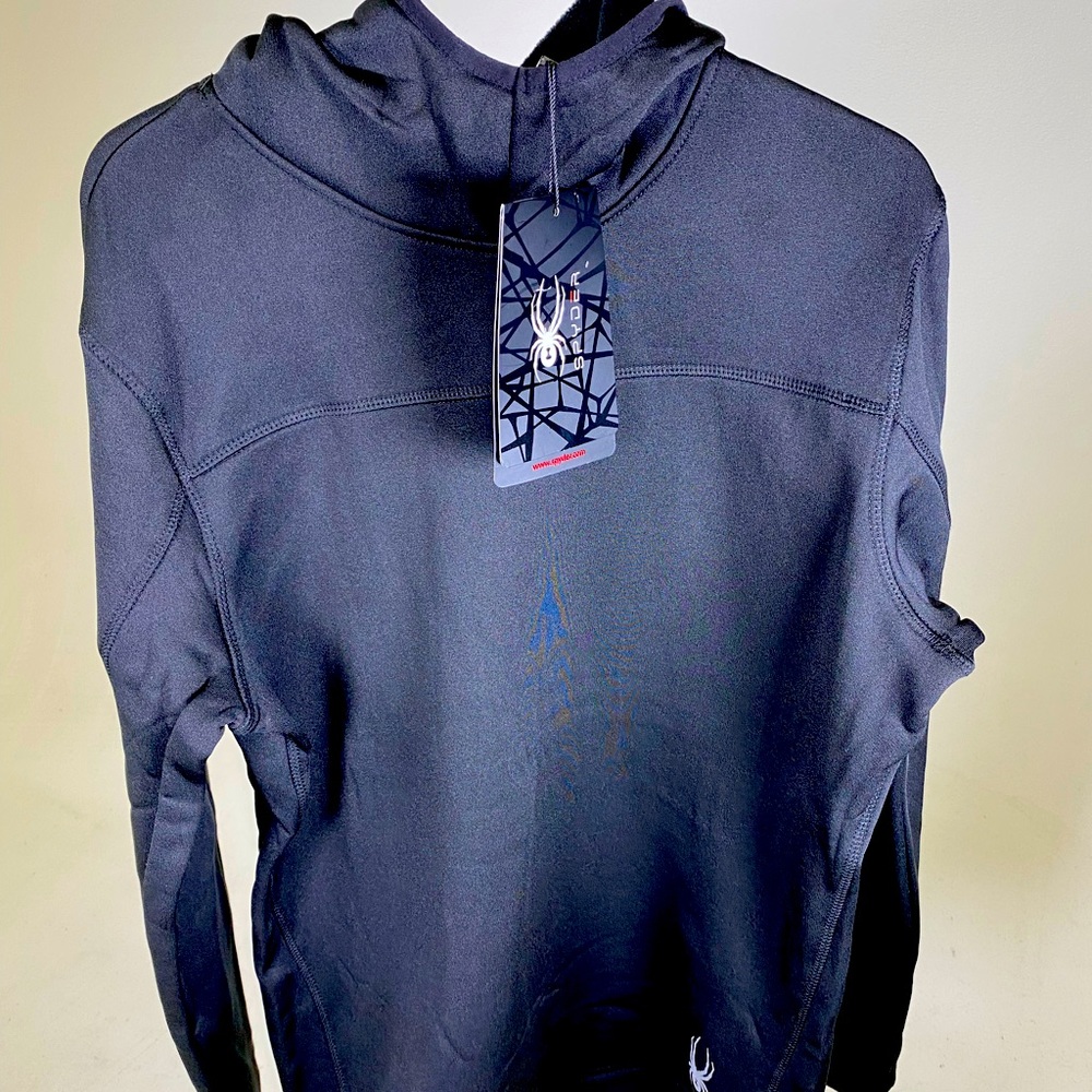 Spyder Men Fleece Hoodie - BLACK - S/M/L/XL - NEW!